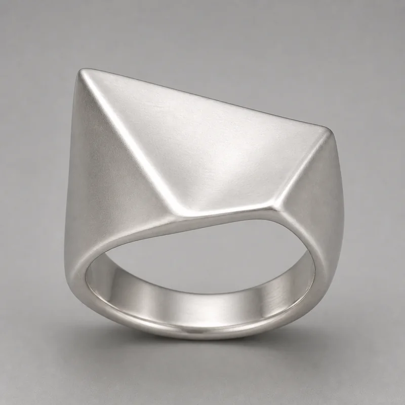 Folded Plane design preview with two angled top planes and a diagonal ridge